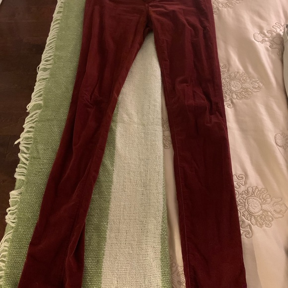 AG burgundy corduroy “the Legging” Super Skinny - Picture 3 of 7